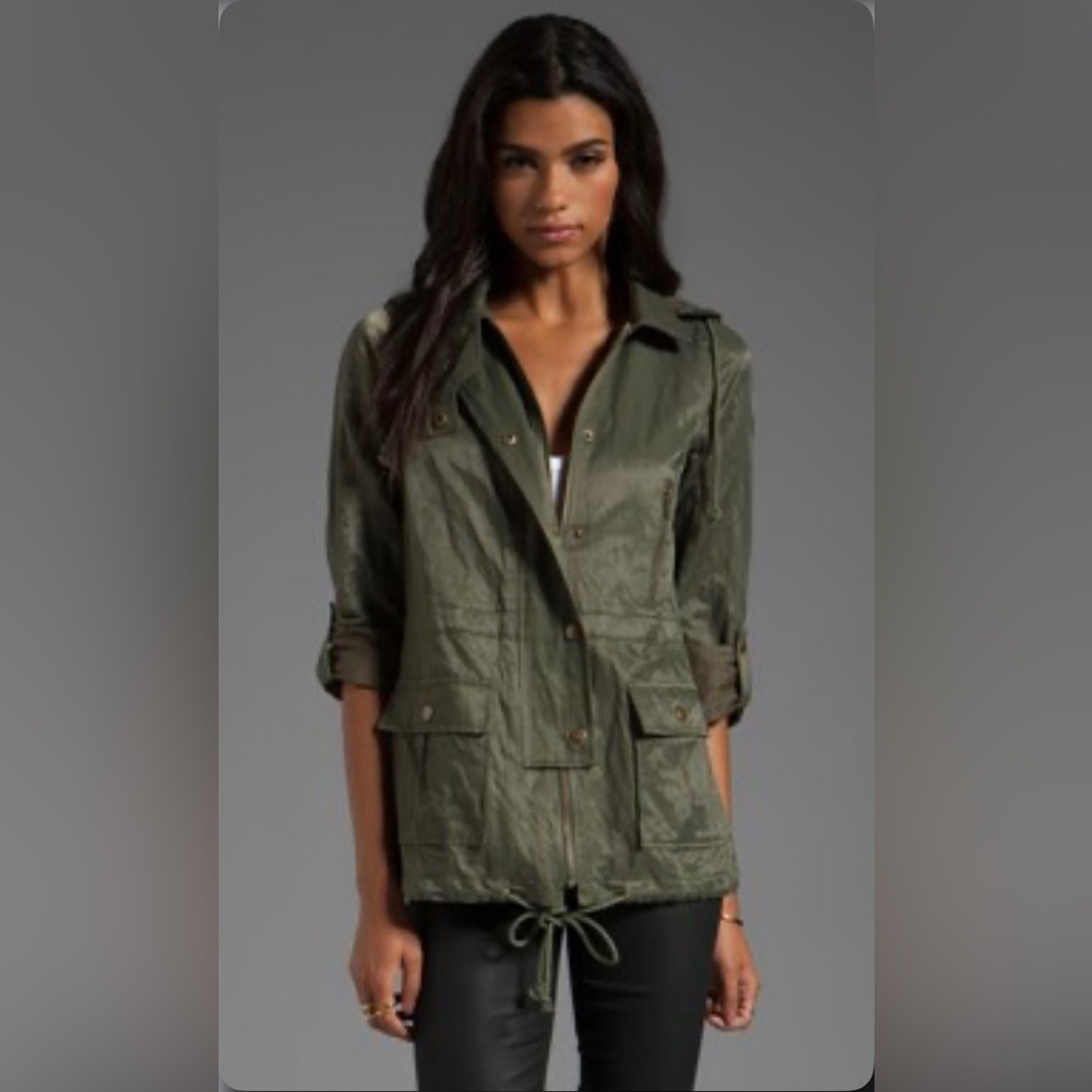 EUC Joie nylon Barker Jacket in fatigue